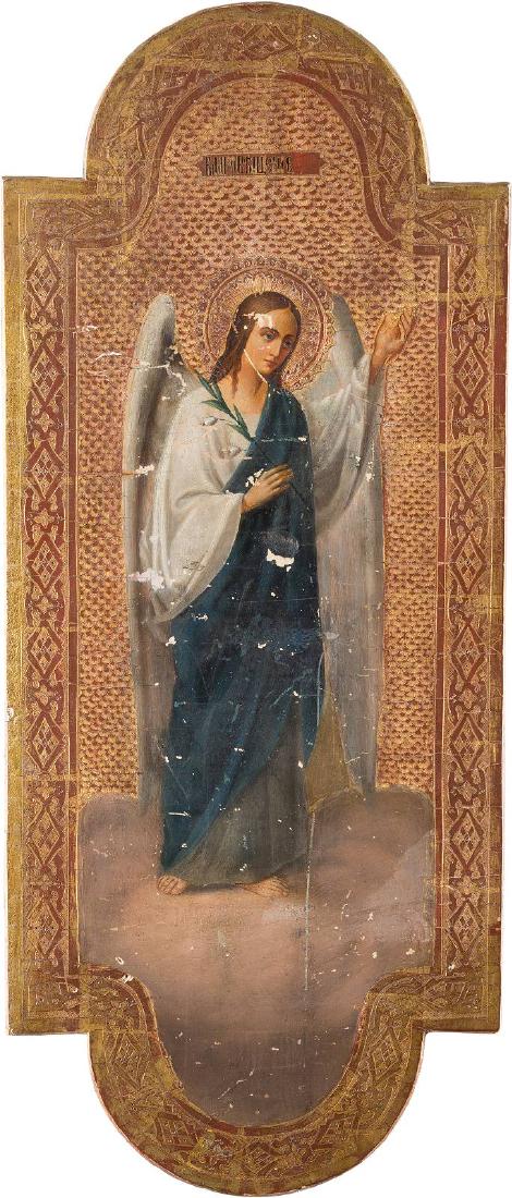 A LARGE ICON SHOWING THE ARCHANGEL GABRIEL FROM AN (1 of 1)
