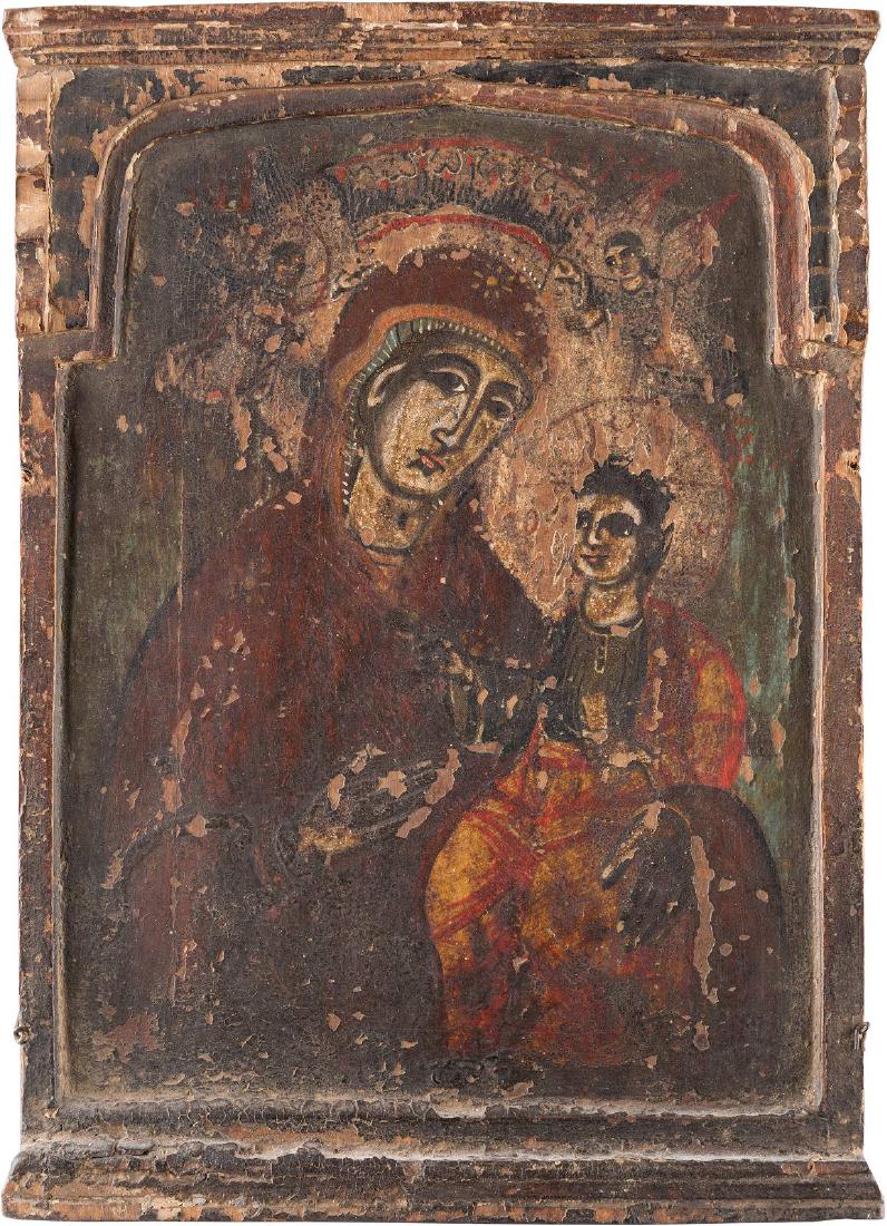 THE CENTRAL PANEL OF A TRIPTYCH SHOWING THE MOTHER OF (1 of 1)