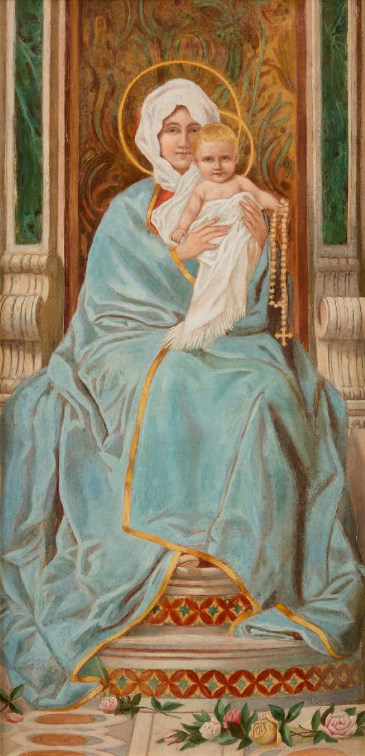 UNKNOWN PAINTER active 1st half of the 20th century  A (1 of 2)