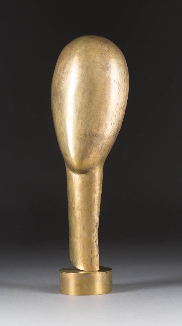FRANZ HAGENAUER 1906 Wien - 1986 ebenda Kopf Messing, (1 of 1)