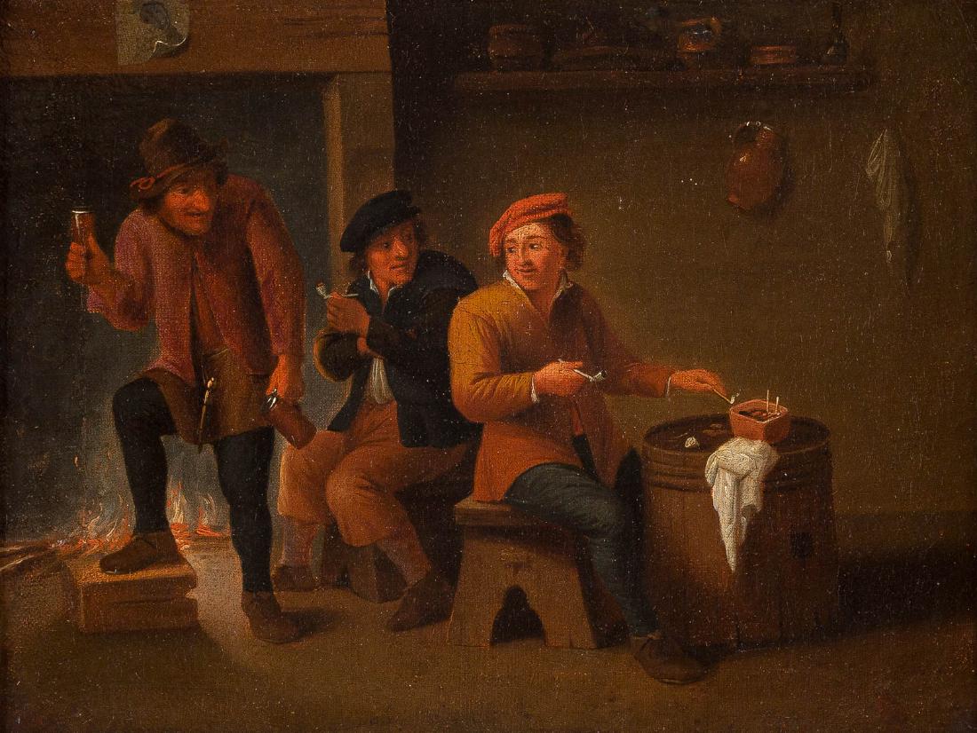 ADRIAEN VAN OSTADE (FOLLOWER) 1610 Haarlem - 1685 Ibid (1 of 2)