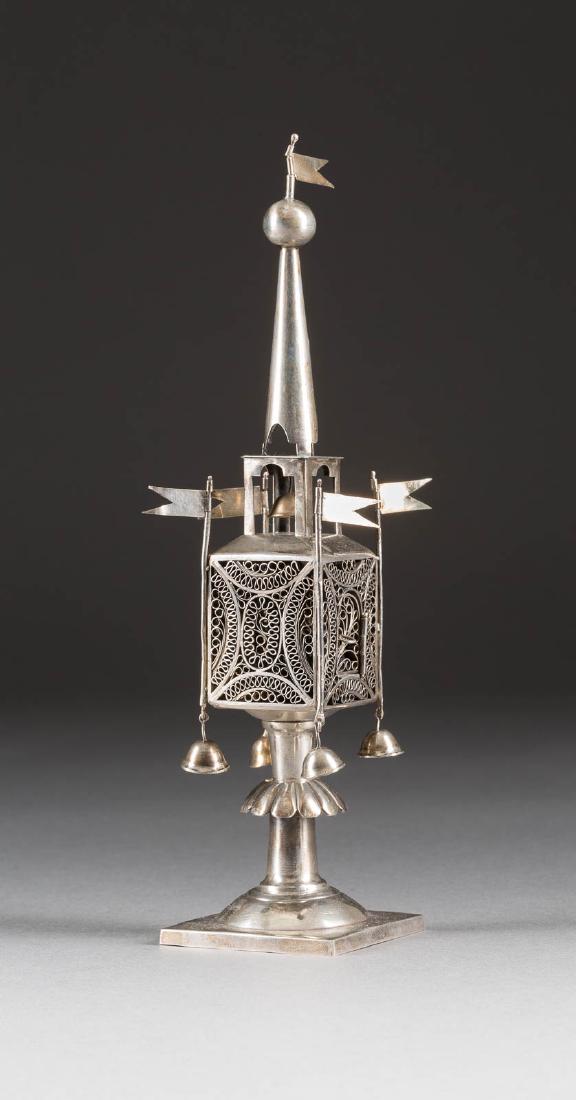 A SILVER BESAMIM TOWER 20th century Bearing spurious (1 of 1)