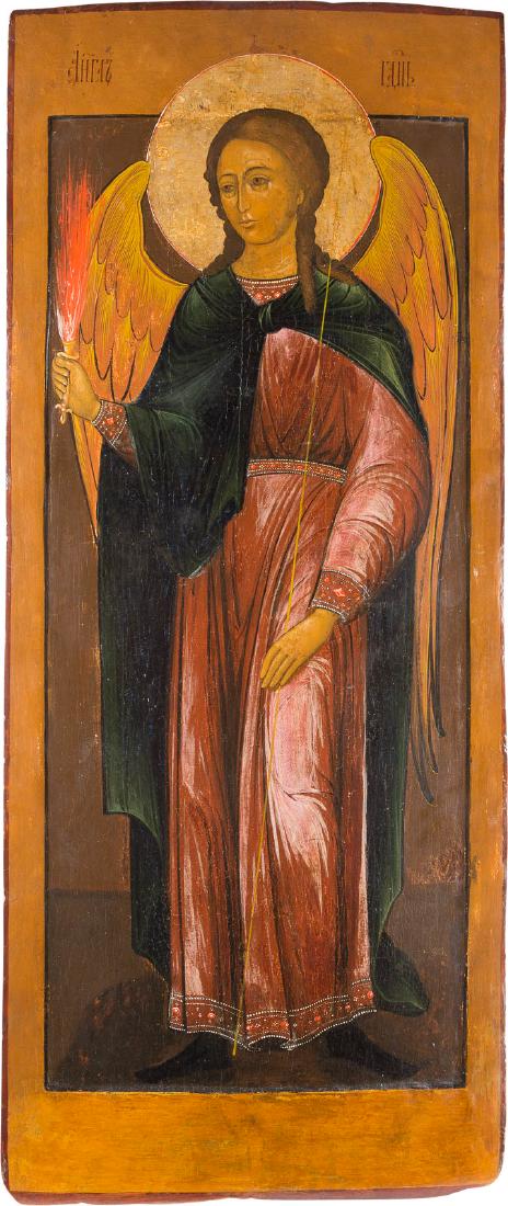 MONUMENTALE IKONE MIT EINEM ERZENGEL AUS EINER (1 of 1)