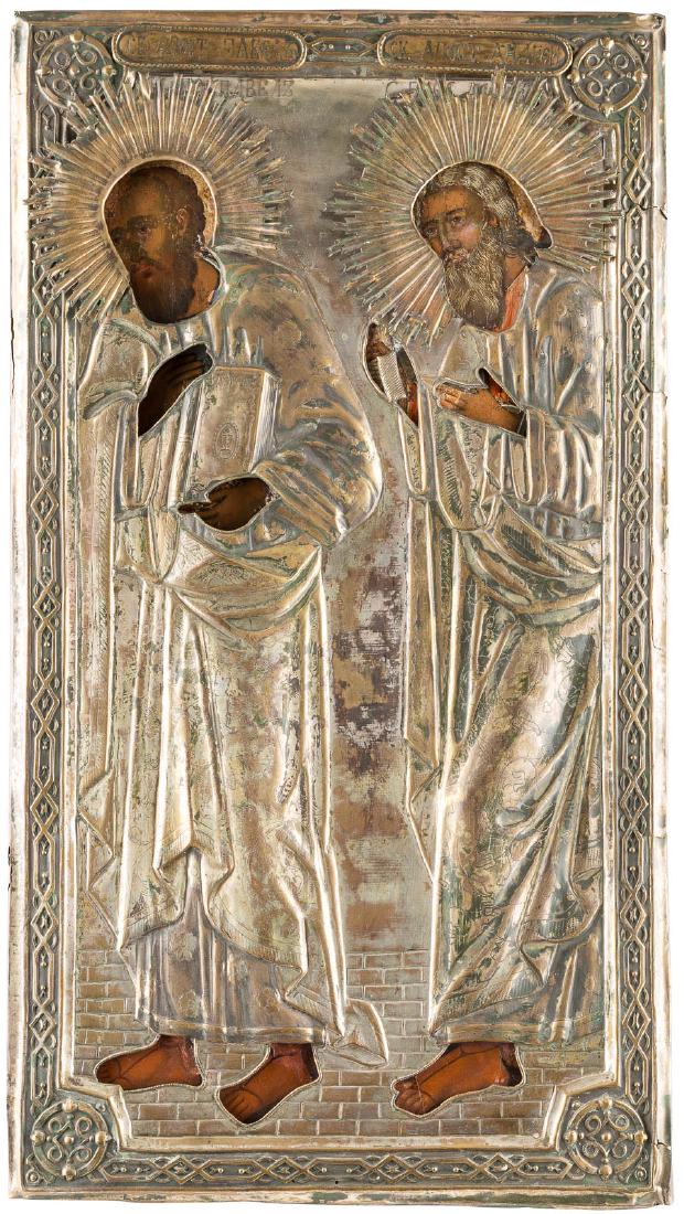 MONUMENTALE IKONE MIT DEN APOSTELN PAULUS UND ANDREAS (1 of 2)