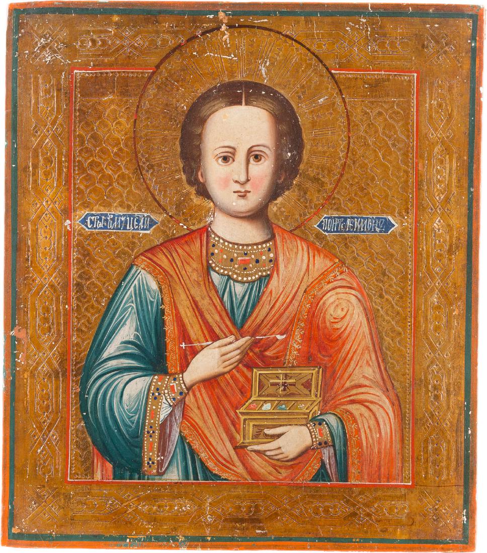 IKONE MIT DEM HEILIGEN PANTELEIMON (1 of 1)