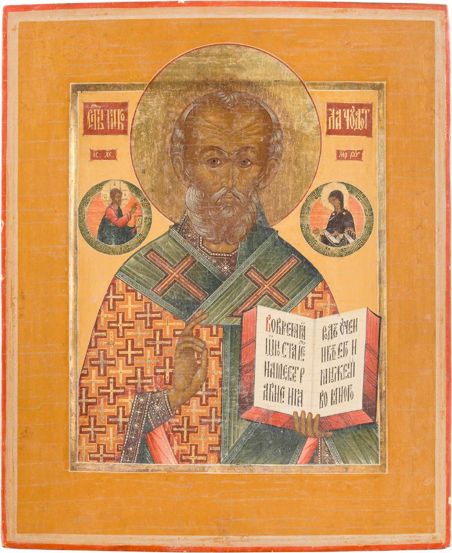 GROSSE IKONE MIT DEM HEILIGEN NIKOLAUS (1 of 1)