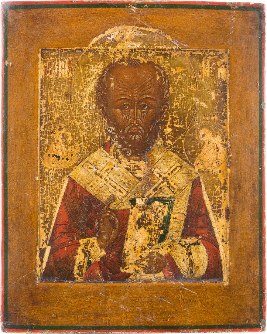 IKONE MIT DEM HEILIGEN NIKOLAUS VON MYRA (1 of 1)