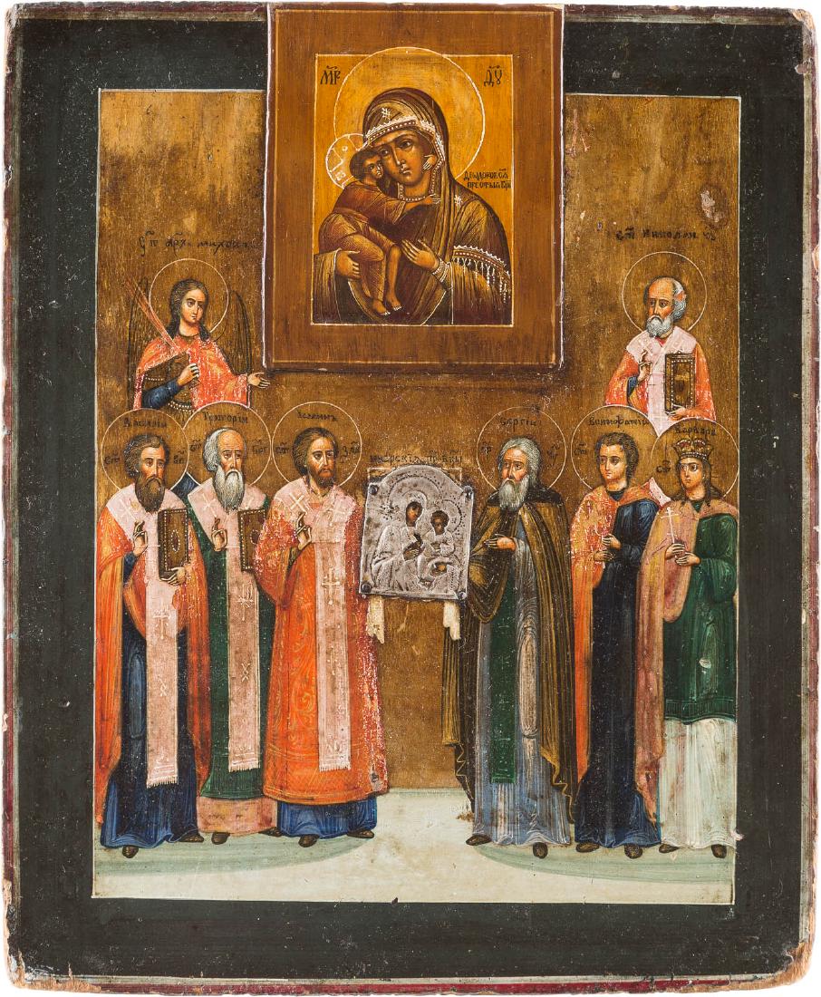 IKONE MIT DER GOTTESMUTTER FEODOROWSKAJA MIT (1 of 1)