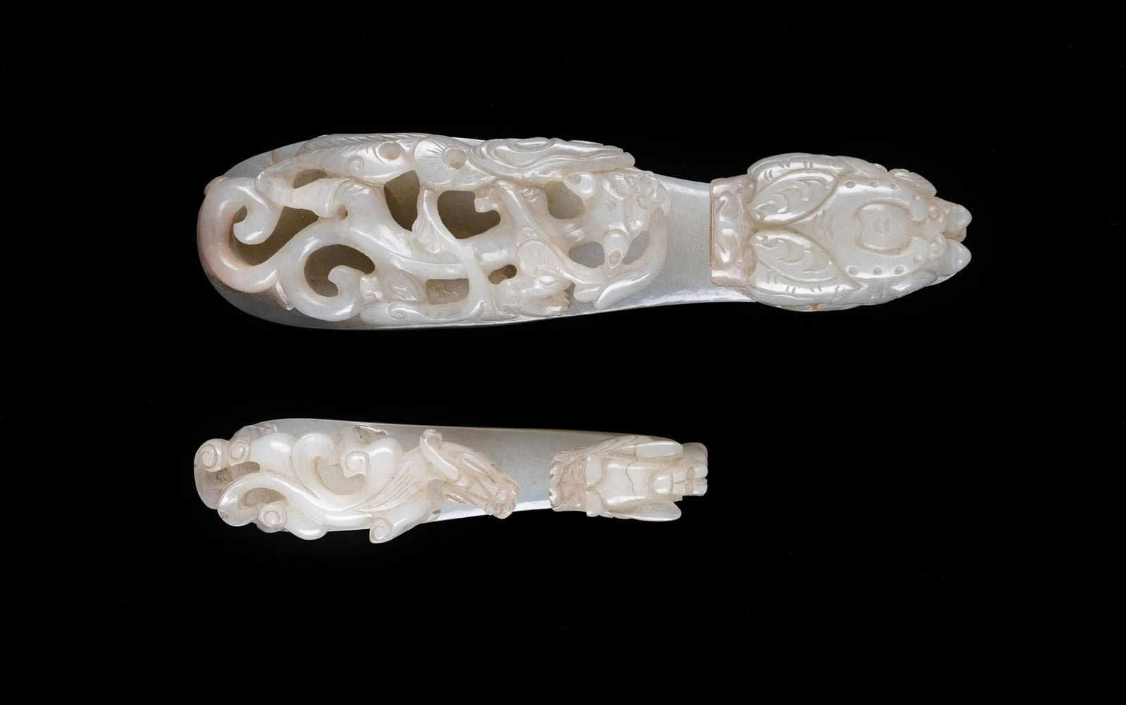 ZWEI GÜRTELSCHLIESSEN MIT DRACHENDEKOR China, (1 of 1)