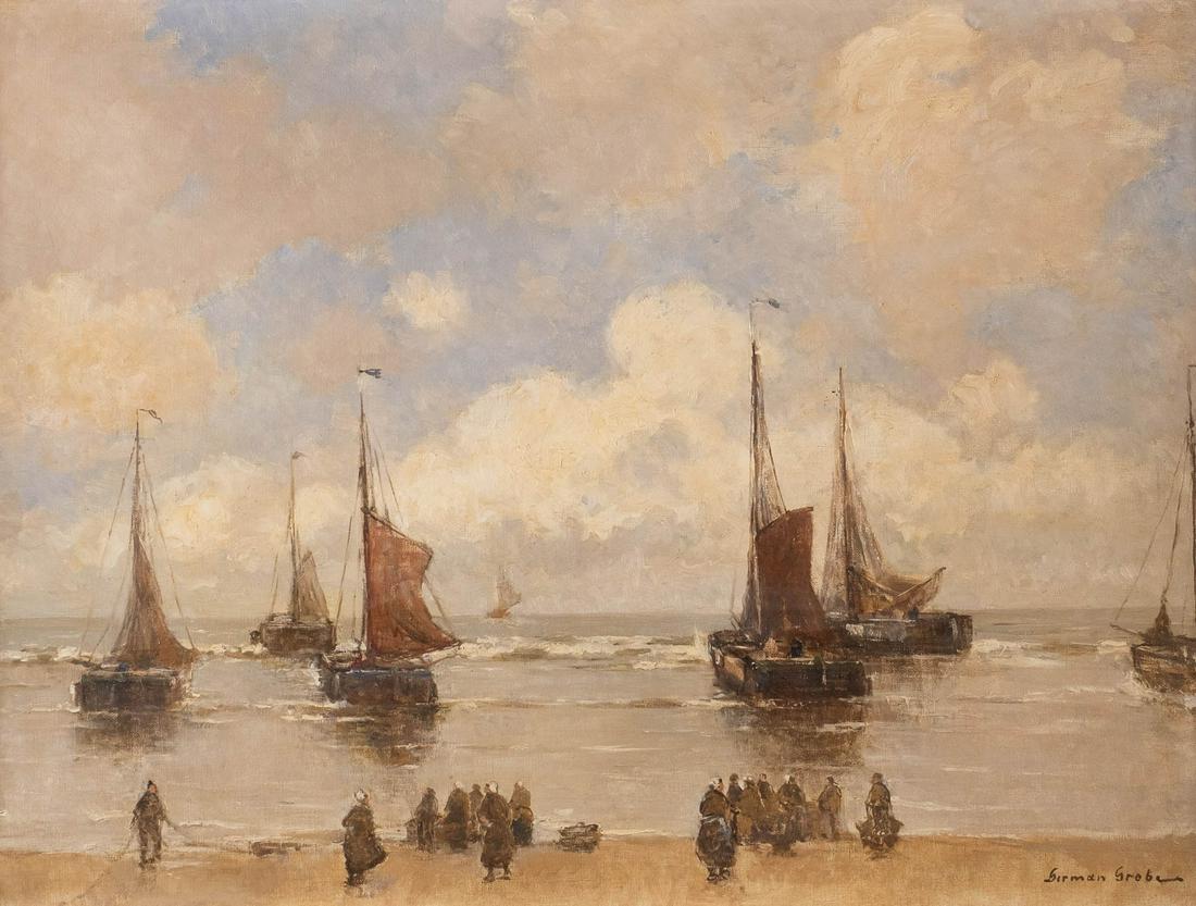 GERMAN GROBE 1857 Hanau - 1938 Duesseldorf Landing (1 of 2)