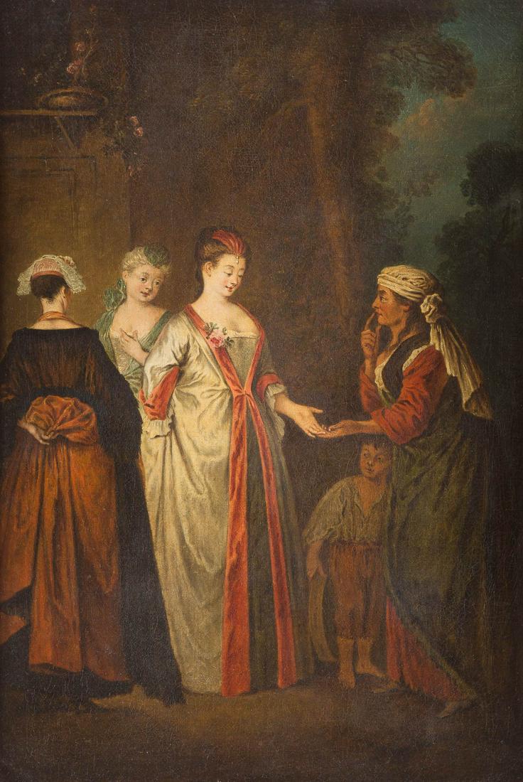 ANTOINE WATTEAU (CIRCLE) 1684 Valenciennes - 1721 (1 of 3)