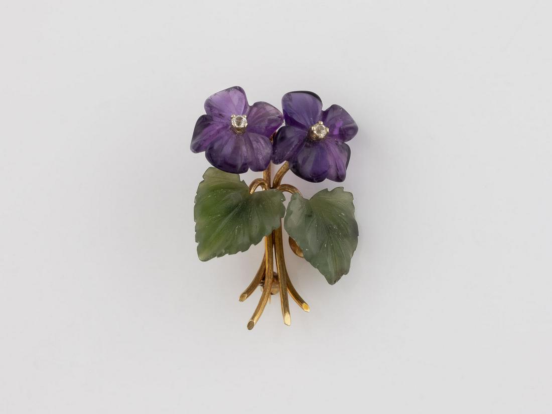 VEILCHEN-BROSCHE (1 of 1)