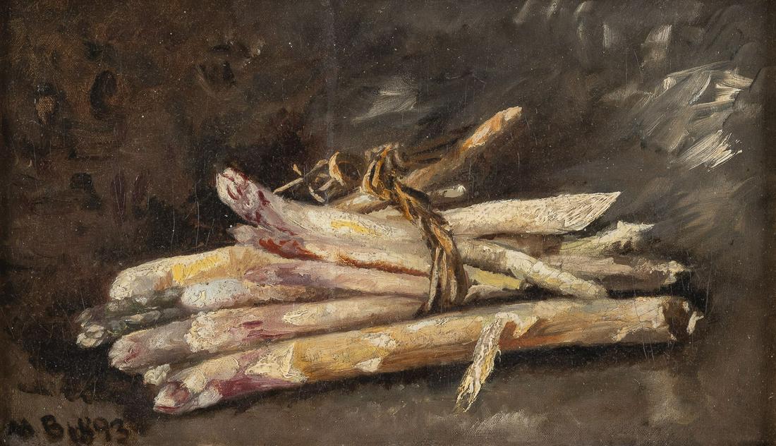 MONOGRAMMIST 'M.B.' SPARGELSTILLLEBEN (1893) (1 of 2)