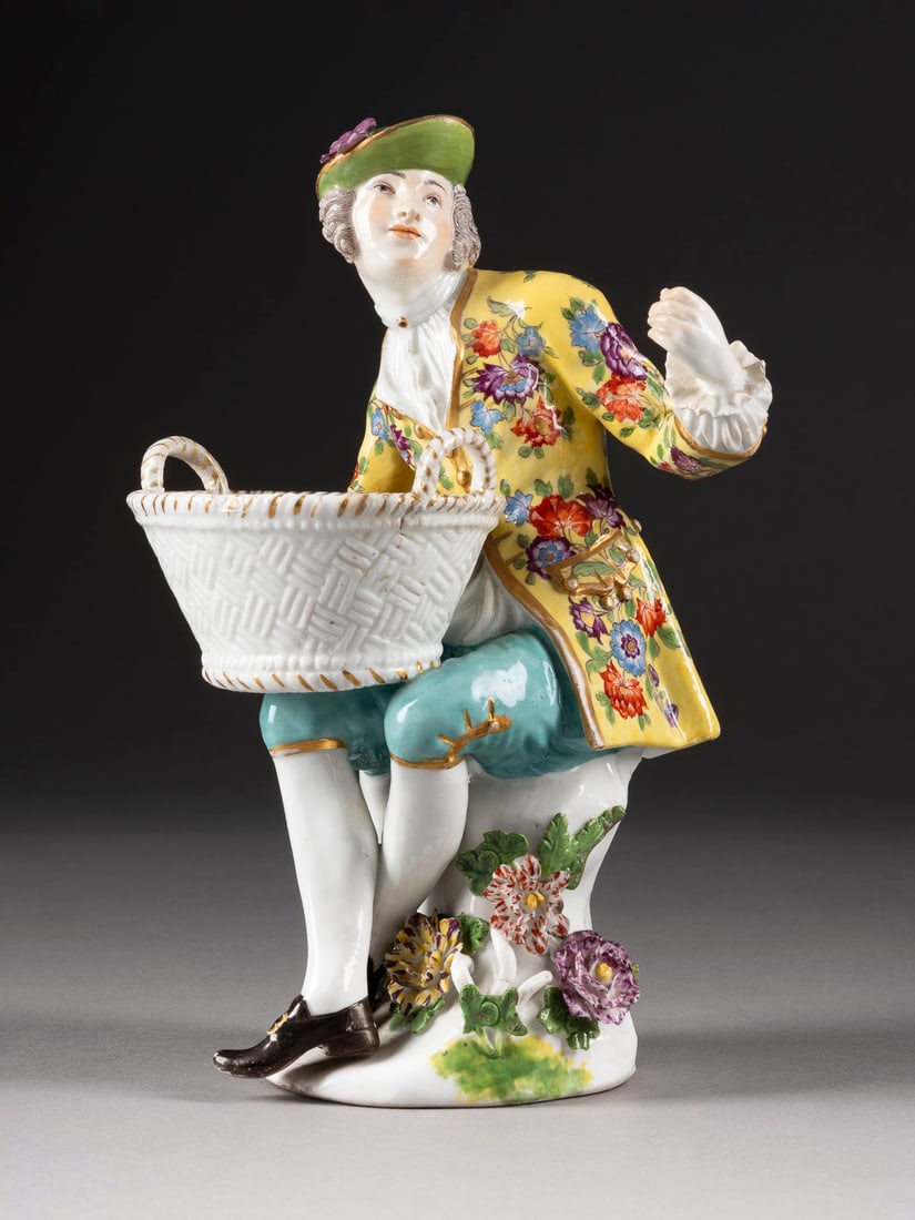 Johann Joachim Kaendler Gärtner Mit Korb Auction