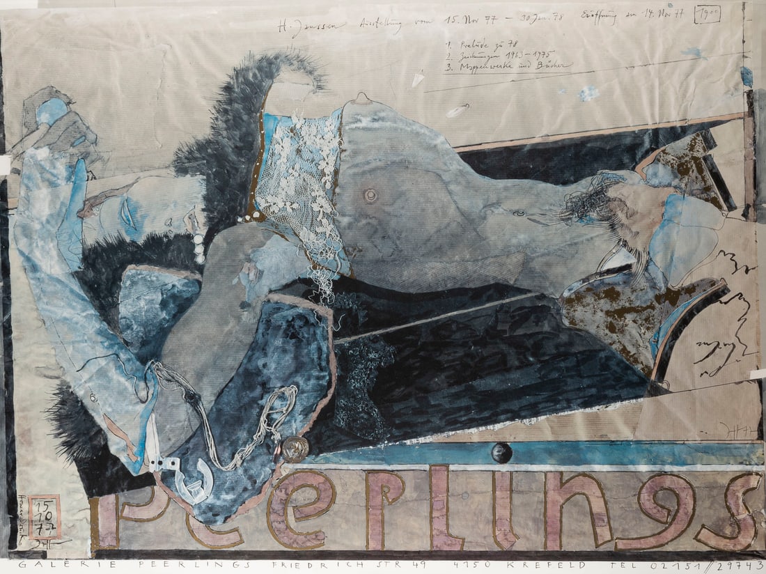 HORST JANSSEN - SAMMLERKONVOLUT VON 48 FARBPLAKATEN: HORST JANSSEN 1929 Hamburg - 1995 ibid. COLLECTOR'S CONVOLUTE OF 48 POSTERS Poster prints on varying papers. Different sizes, max. 95 x 60 cm, resp. 87 x 66 cm. 45 hand-signed posters, 3 unsigned post