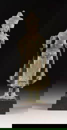 EINE KHMER-BRONZE-FIGUR DES BUDDHA