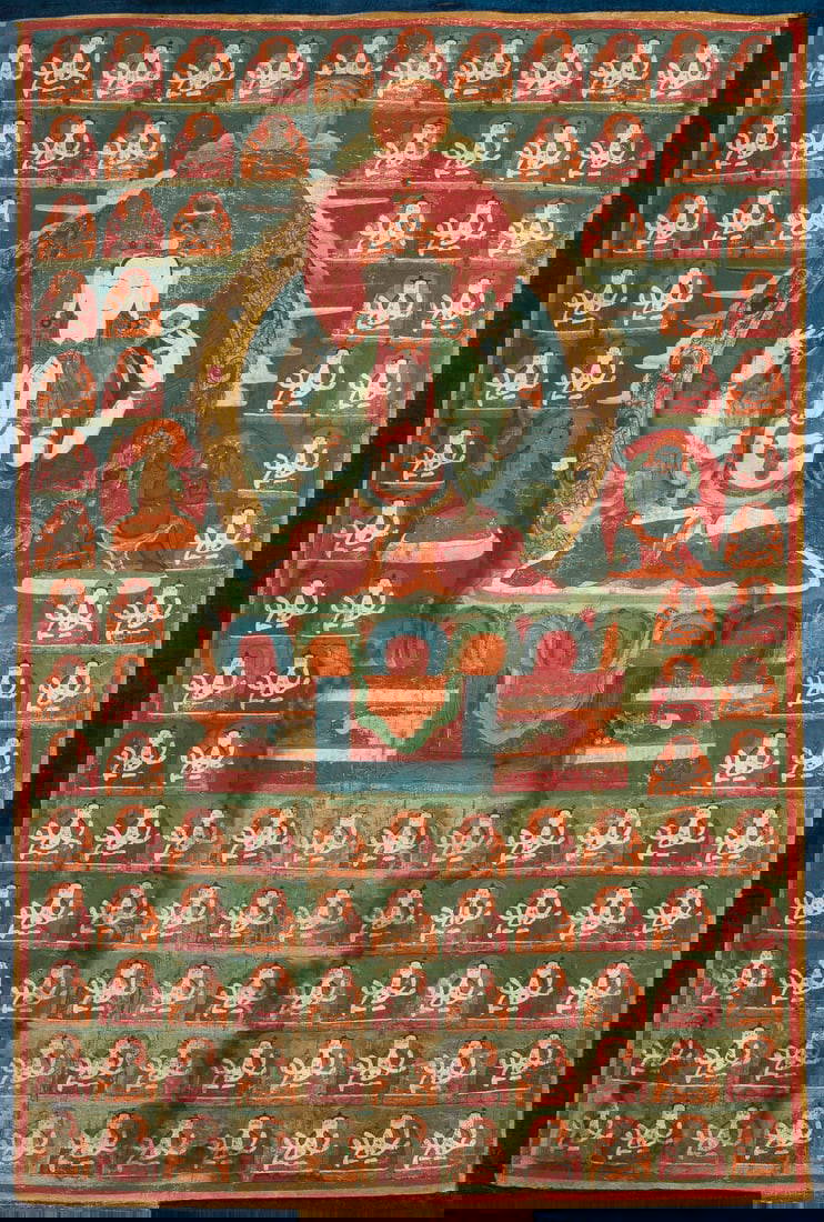 EIN THANGKA DES SHADAKSHARI LOKESHVARA