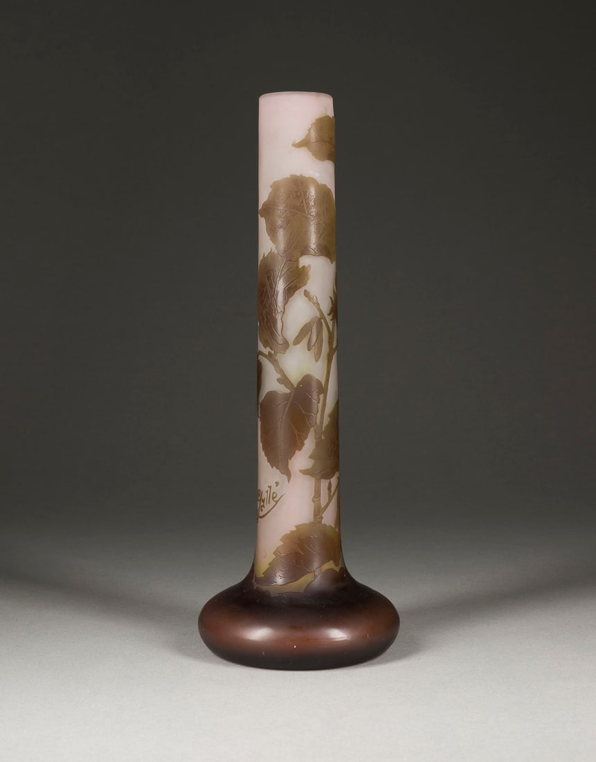 EMILE GALLE | SOLIFLEUR-VASE 'HASELNUSSSTRAUCH' (1 of 1)