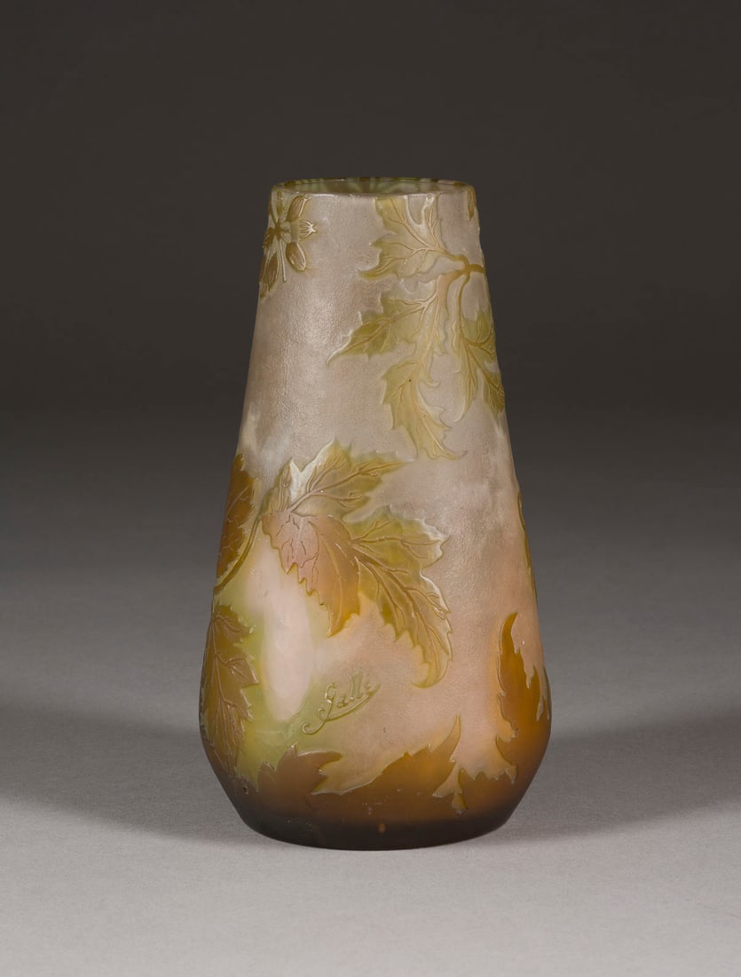 EMILE GALLE | VASE MIT DOLDEN (1 of 1)