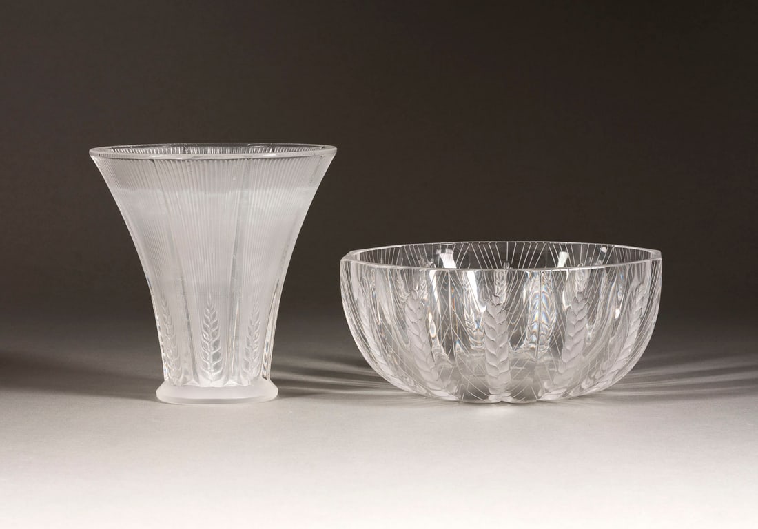 LALIQUE | VASE 'EPIS' UND SCHALE 'CERES' (1 of 1)