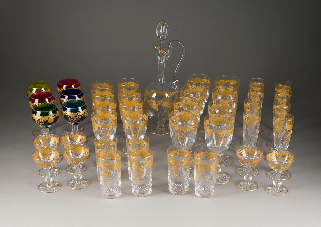 | 43-TEILIGES GLAS-SERVICE 'MASSENET GOLD' (1 of 1)