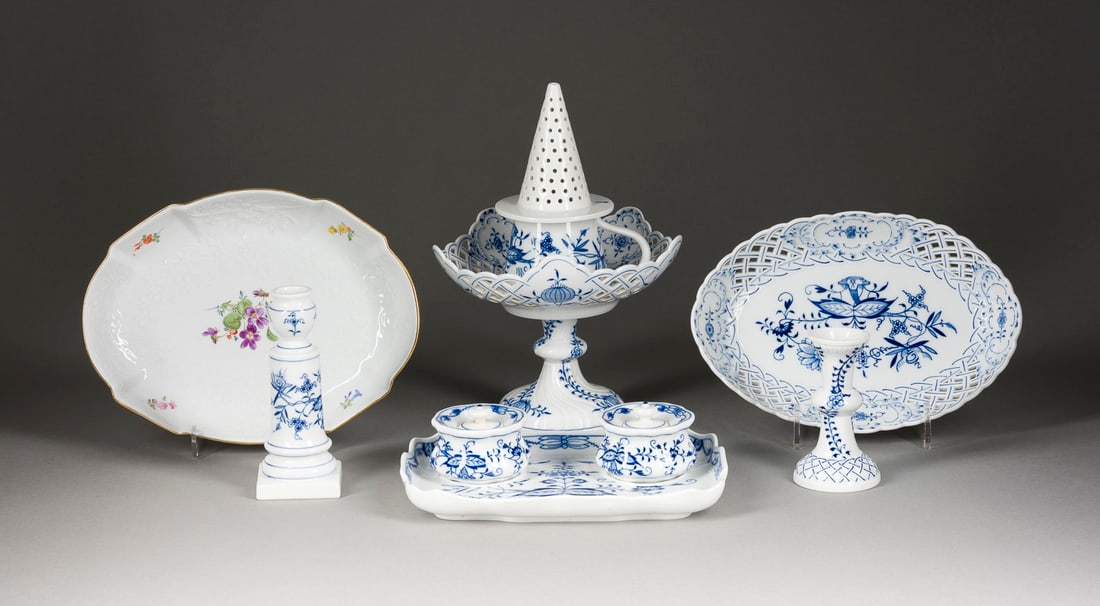 | SIEBENTEILIGES PORZELLAN KONVOLUT 'MEISSEN' (1 of 1)