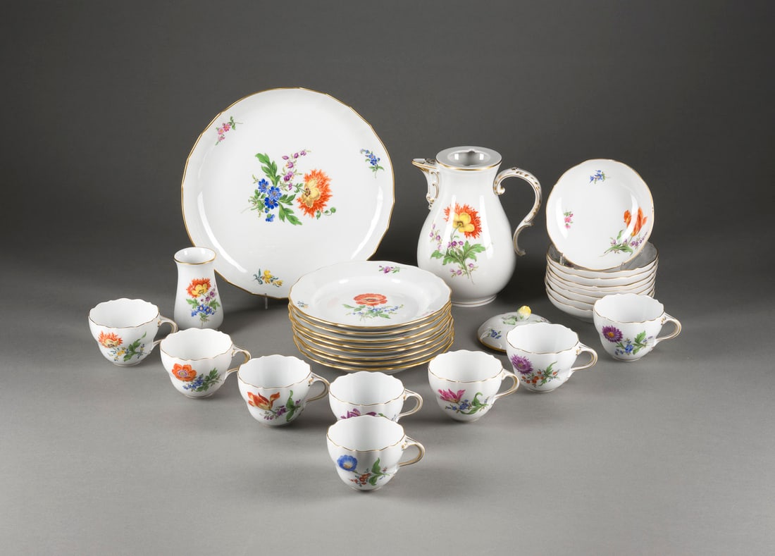 | 27-TEILIGES RESTSERVICE 'BLUMENMALEREI' (1 of 1)