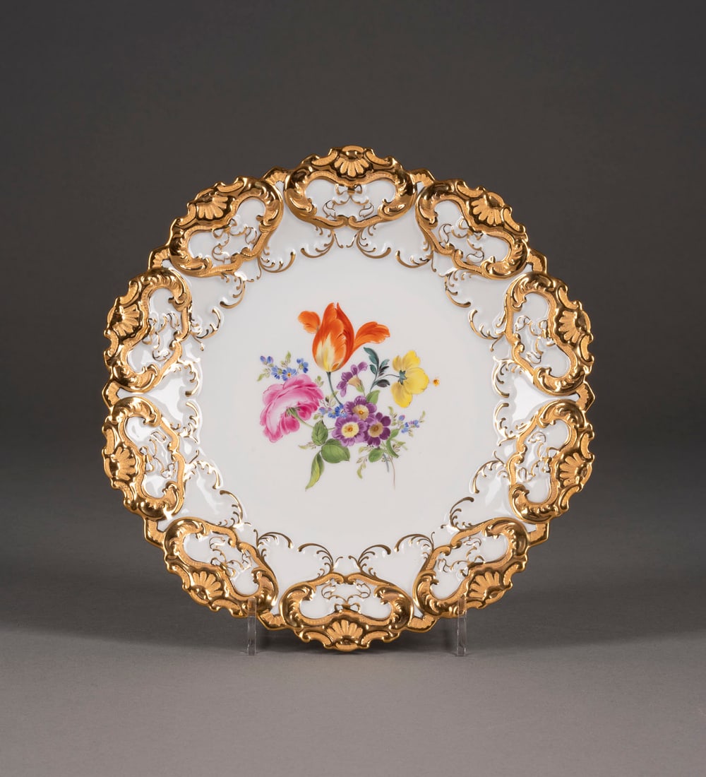 | PRUNKSCHALE MIT BLUMENMALEREI (1 of 1)