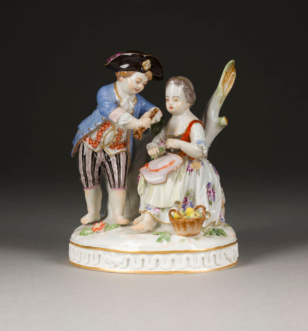 JOHANN JOACHIM KAENDLER | WINZERKINDER MIT FLÖTE (1 of 1)