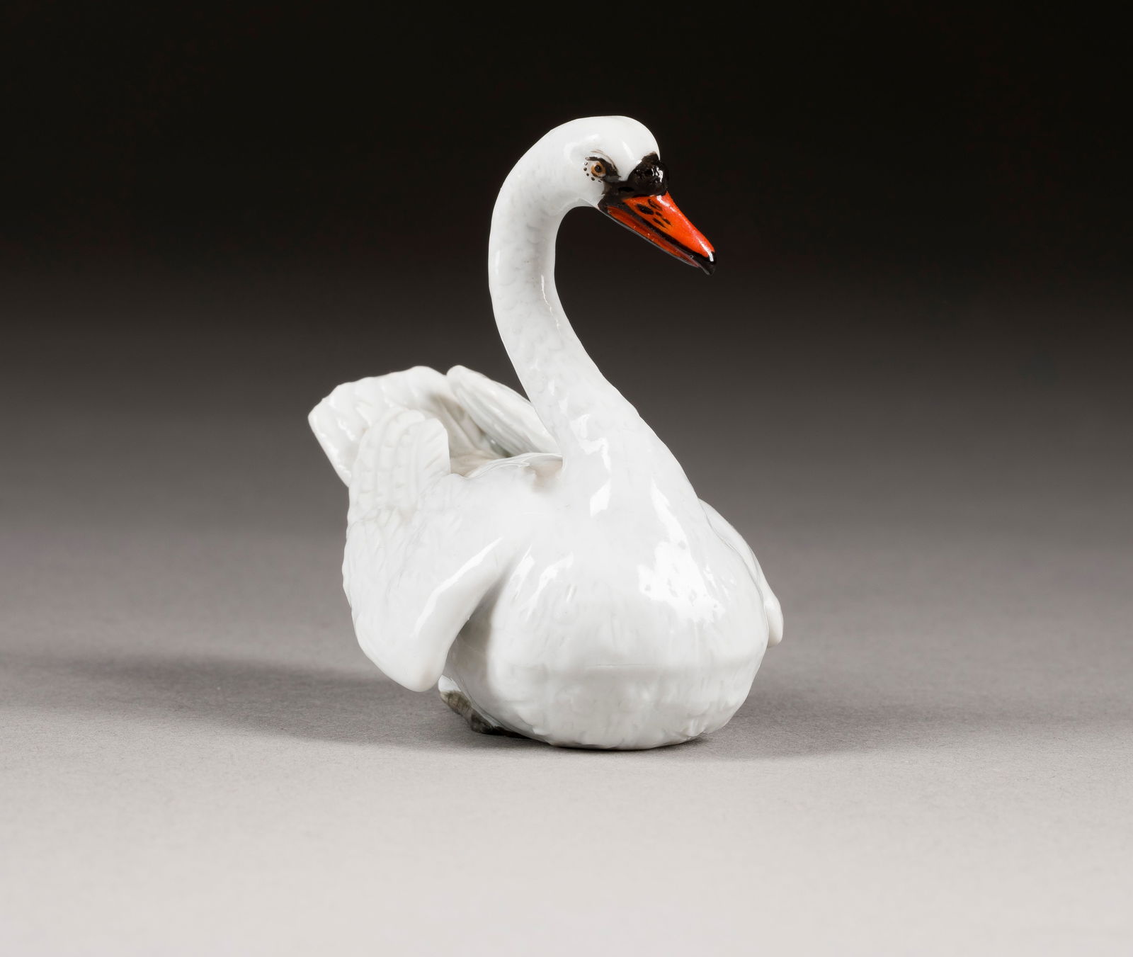 JOHANN JOACHIM KAENDLER | MINIATUR-SCHWAN (1 of 2)