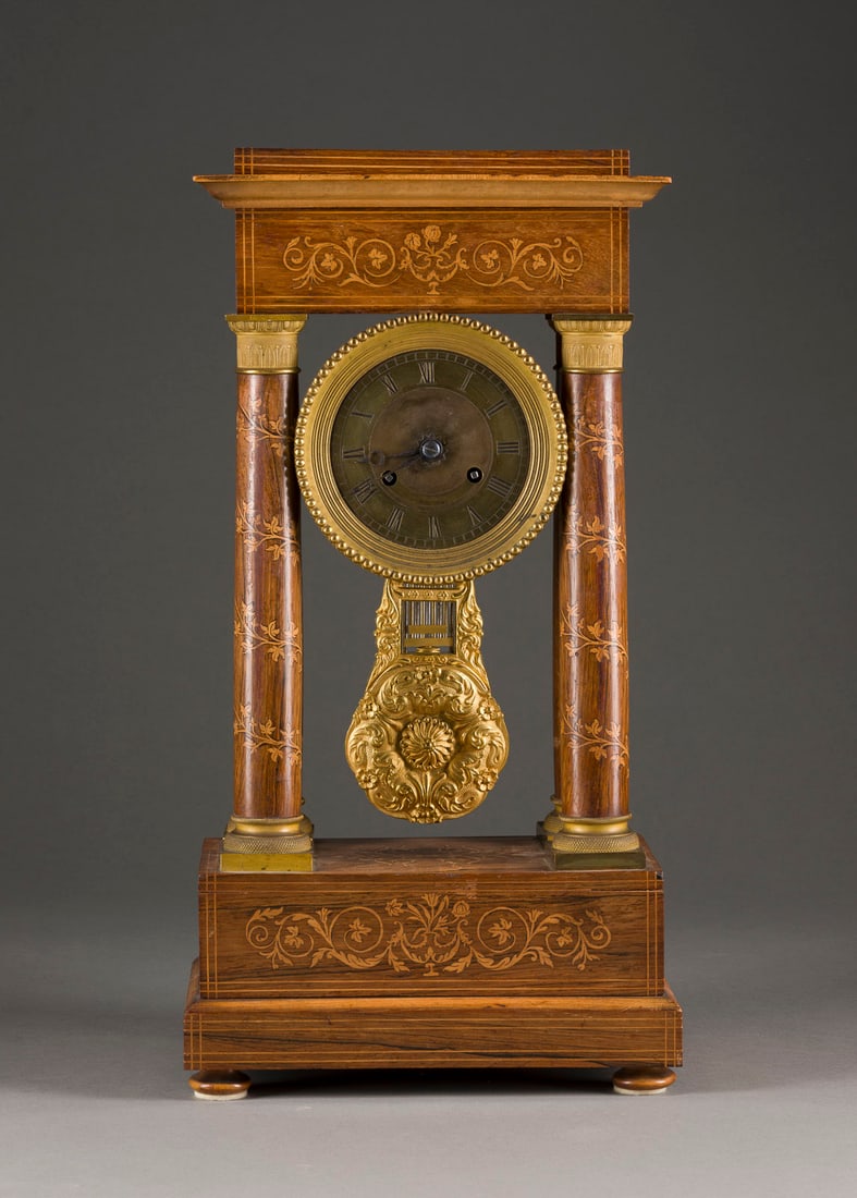 | SPÄTBIEDERMEIER-PORTALUHR (1 of 3)