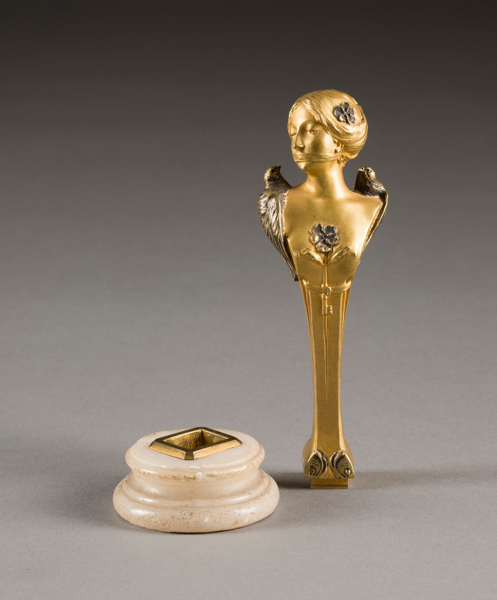 | JUGENDSTIL-PETSCHAFT 'DAS BRIEFGEHEIMNIS' (1 of 1)