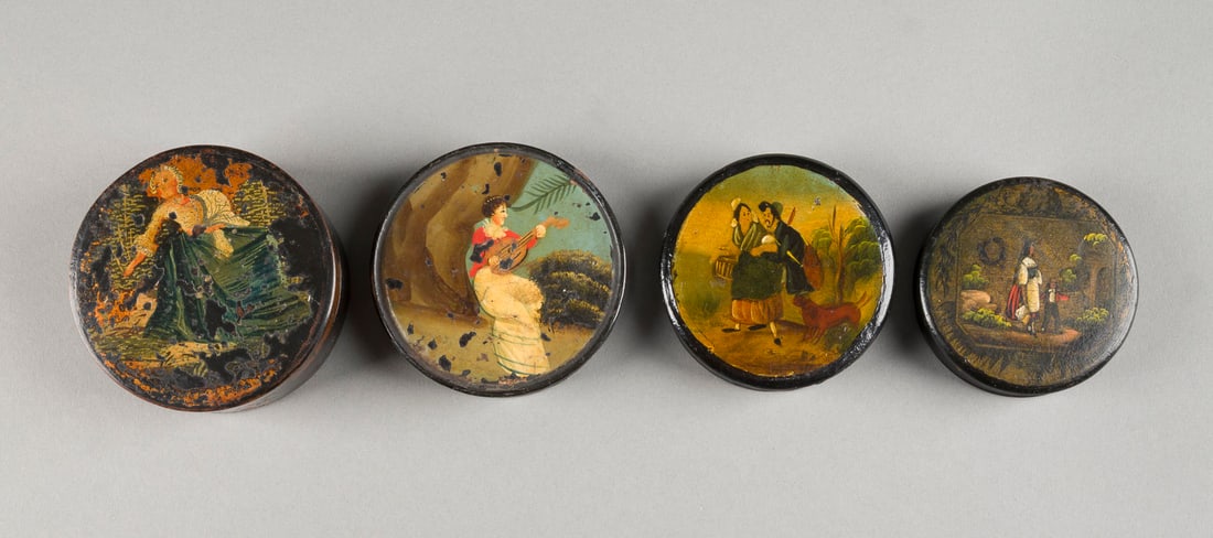 | KONVOLUT AUS VIER SCHNUPFTABAKDOSEN (1 of 1)