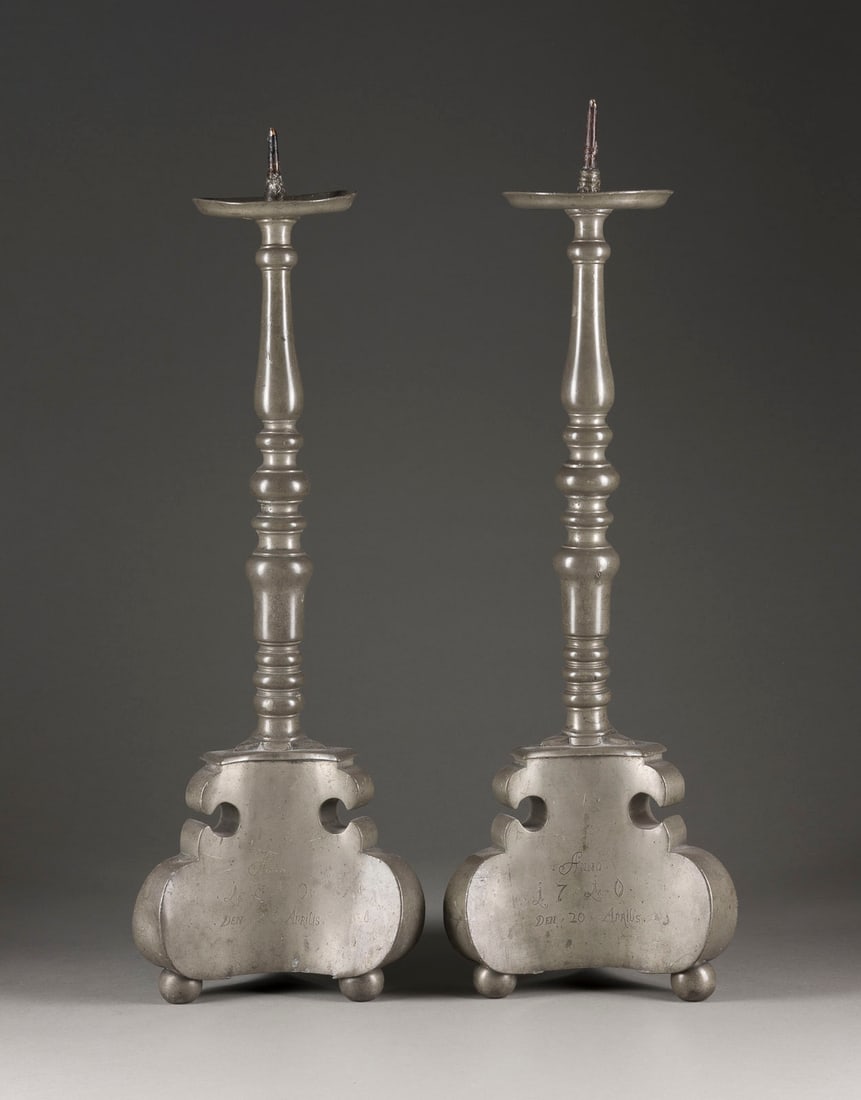 | PAAR GROSSE BAROCK-ALTARLEUCHTER (1 of 1)