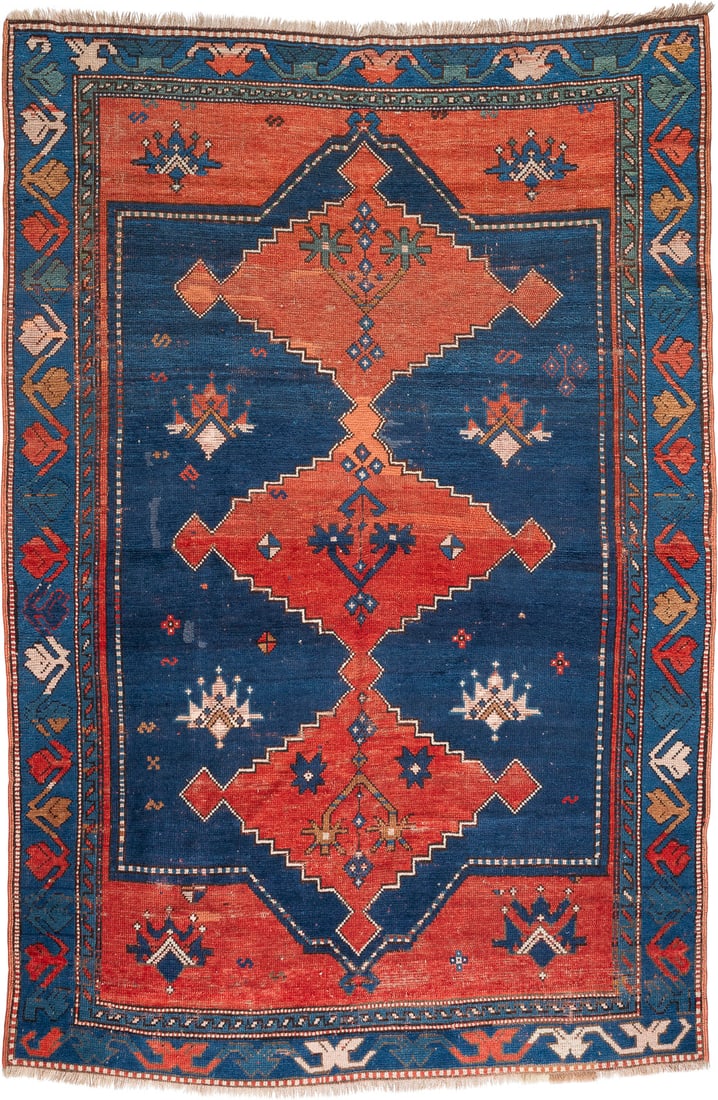 | KASAK: KASAK Kaukasus, ca. 1920 214 x 144 cm. Gebrauchsspuren.KASAK Kaukasus, ca. 1920