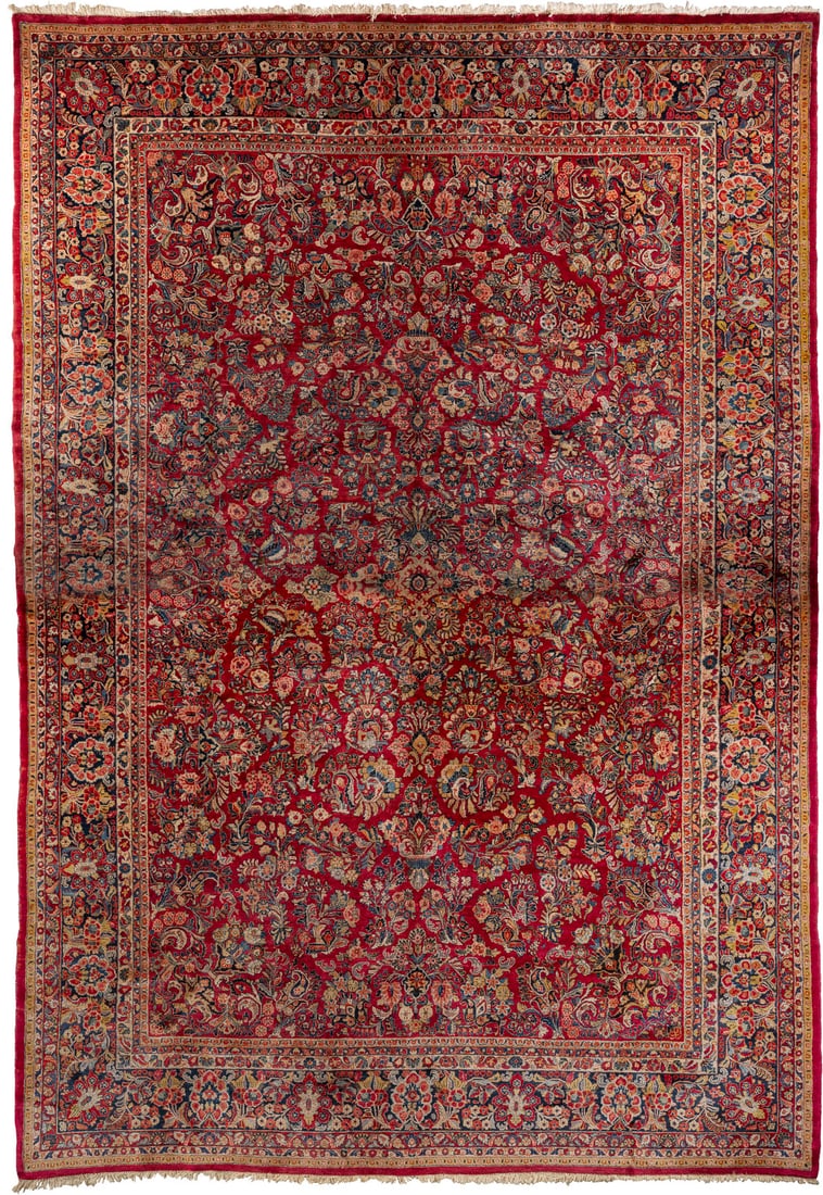 | US SARUK: US SARUK Persien, um 1930 536 x 369 cm. Leichte Gebrauchsspuren.US SARUK Persien, um 1930