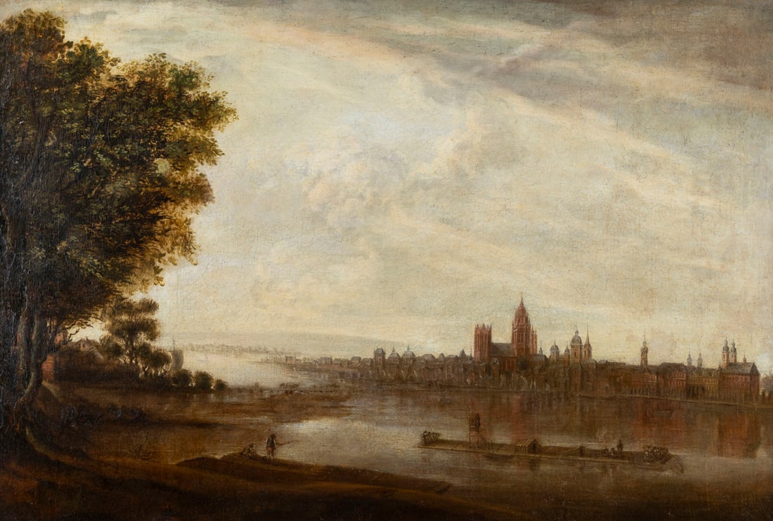 GEORG KNEIPP | ANSICHT VON MAINZ AM RHEIN, 1824 (1 of 2)