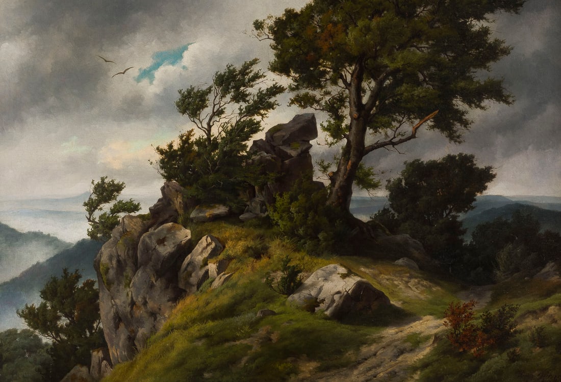 HUGO BÖRNER | FELSENRIFF IN STURM (1 of 2)