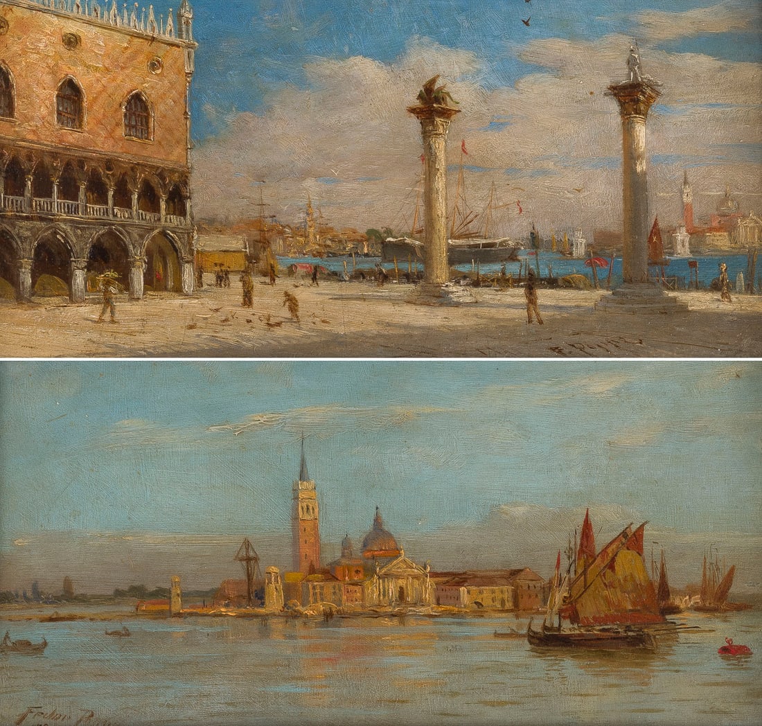 FEDOR POPPE | ZWEI VENEZIANISCHE ANSICHTEN: BLICK AUF DEN D (1 of 5)