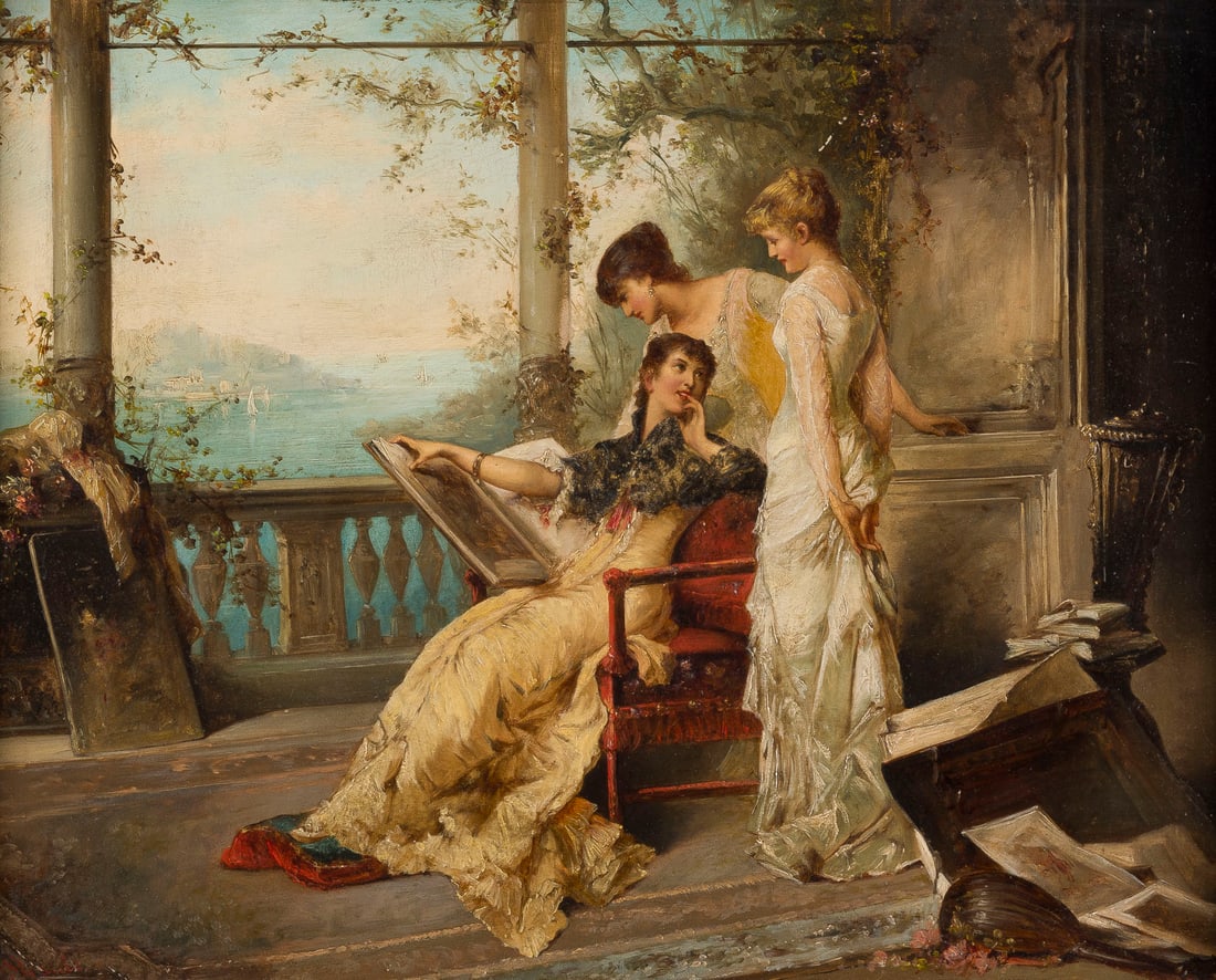 J. STRAUBE | AUF DER TERASSE (1 of 1)