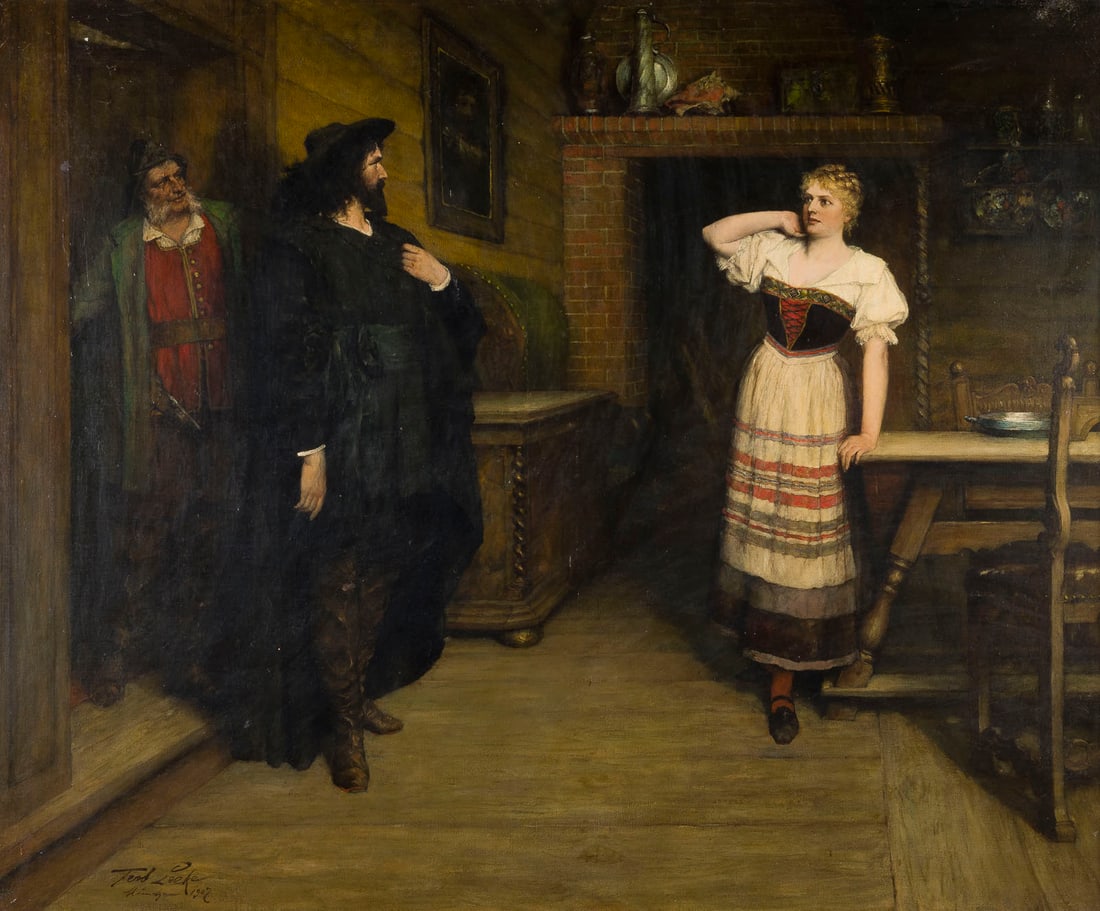 FERDINAND LEEKE | DIE ERSEHNTE HEIMKEHR, 1902 (1 of 3)