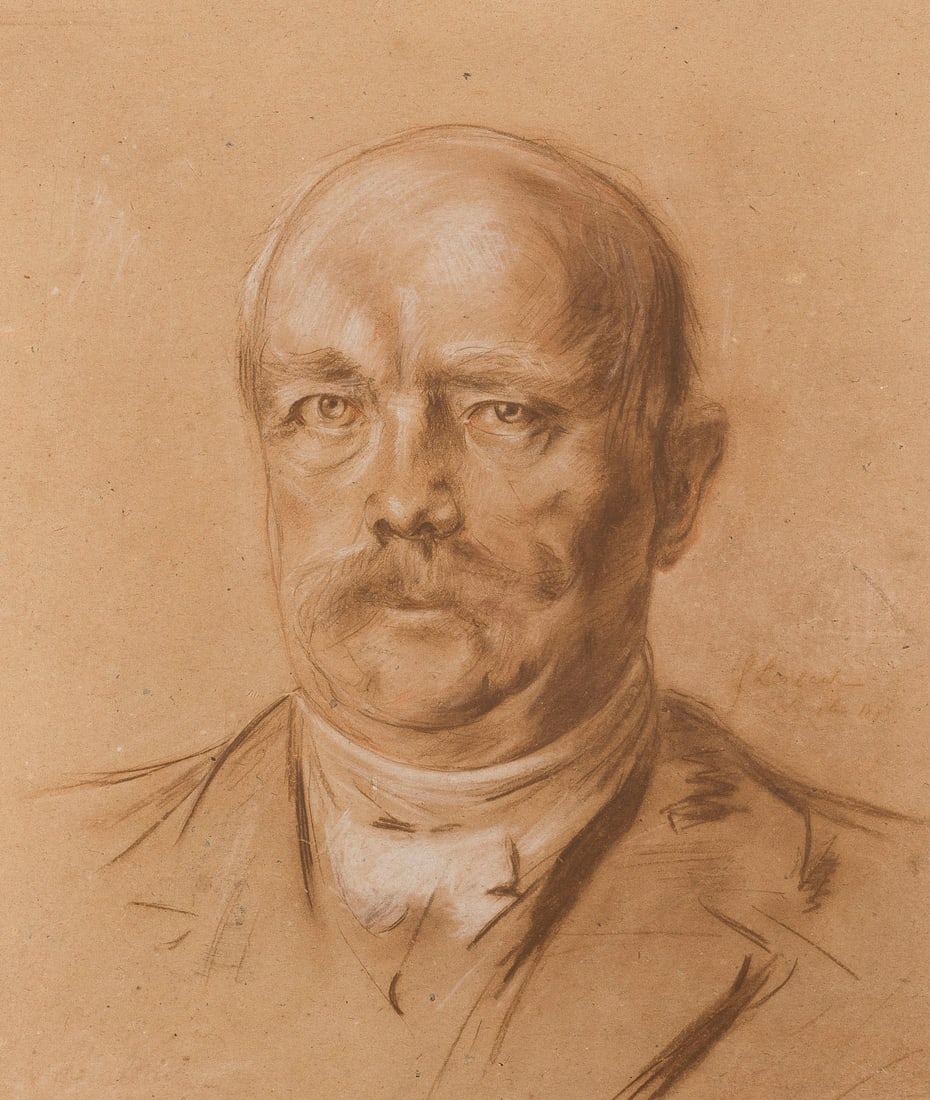 FRANZ SERAPH VON LENBACH | OTTO VON BISMARCK. BERLIN, 1893 (1 of 1)