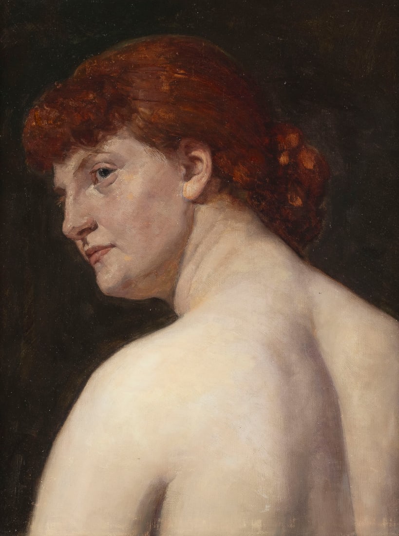 UNBEKANNTER MALER | ROTHAARIGE FRAU (1 of 1)