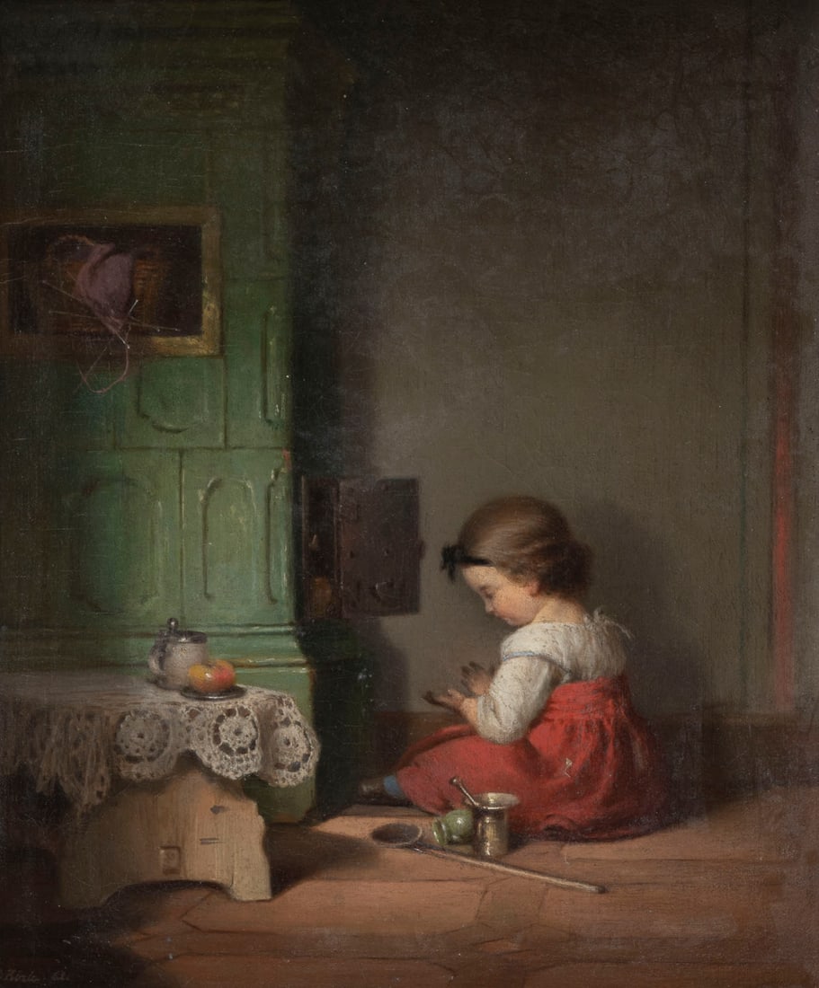 PANCRAZ KÖRLE | SCHMUTZIGE HÄNDCHEN, 1862 (1 of 1)