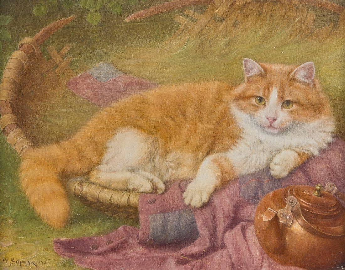 WILHELM SCHWAR | DER ROTE KATER UND DER KUPFERKESSEL, 1924 (1 of 2)