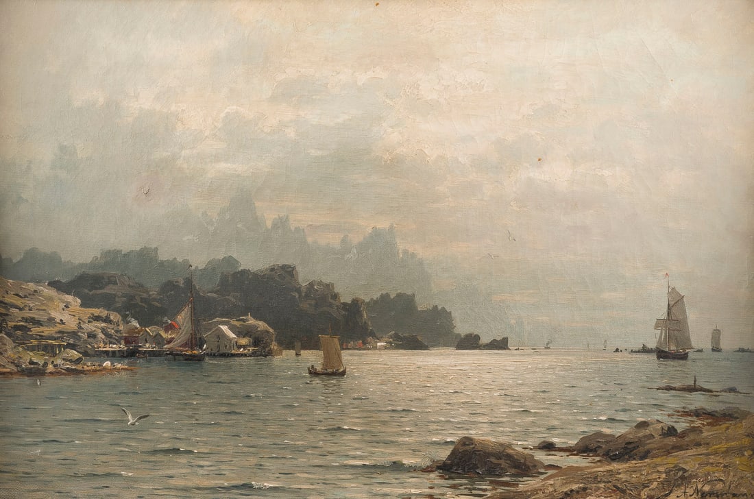 ADELSTEEN NORMANN | SEGELBOOTE VOR DER NORWEGISCHEN KÜSTE B (1 of 2)