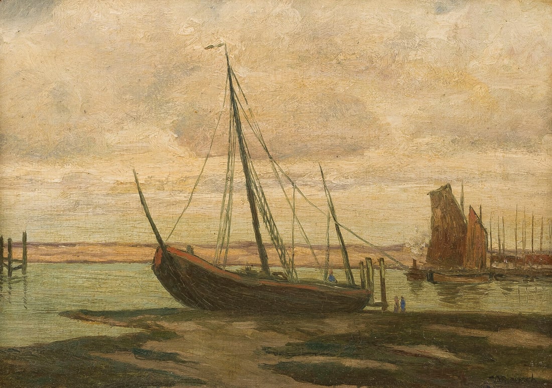 W. RAUSCH | SEGELBOOTE AUF DEM FLUSS (1 of 1)
