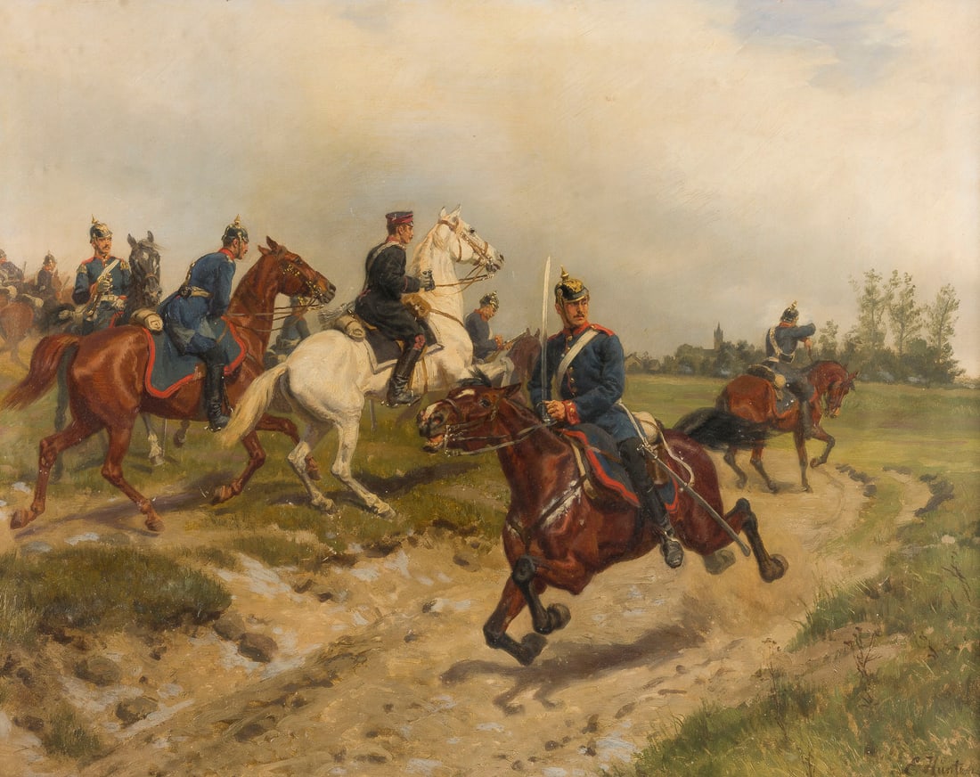 EMIL HÜNTER | SZENE AUS DEM FRANZÖSISCH-DEUTSCHEN KRIEG (1 of 1)