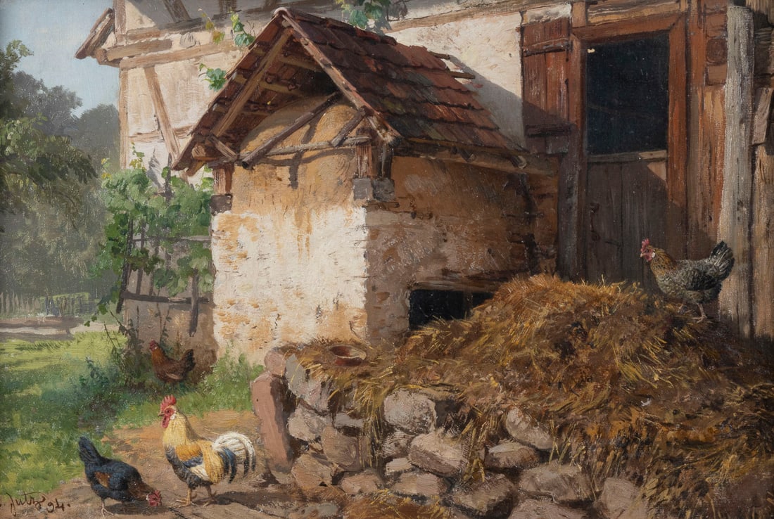CARL D.J. JUTZ | HÜHNERHOF, 1894 (1 of 2)
