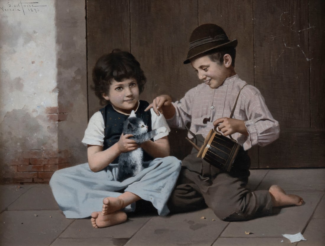 GIULIO DEL TORRE | EIN NEUER SPIELGEFÄHRTE, 1893 (1 of 2)